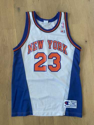 Vintage Champion New York Knicks Reversible Mesh Jersey (Size L) — Roots