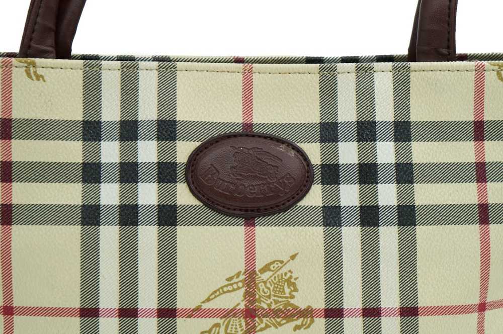 Burberry × Vintage BURBERRY Check Monogram Bag Vi… - image 3