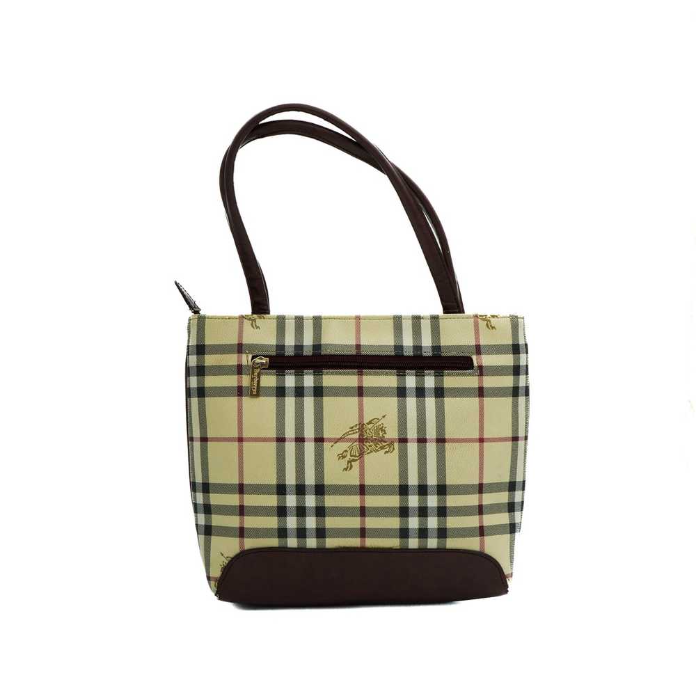 Burberry × Vintage BURBERRY Check Monogram Bag Vi… - image 5