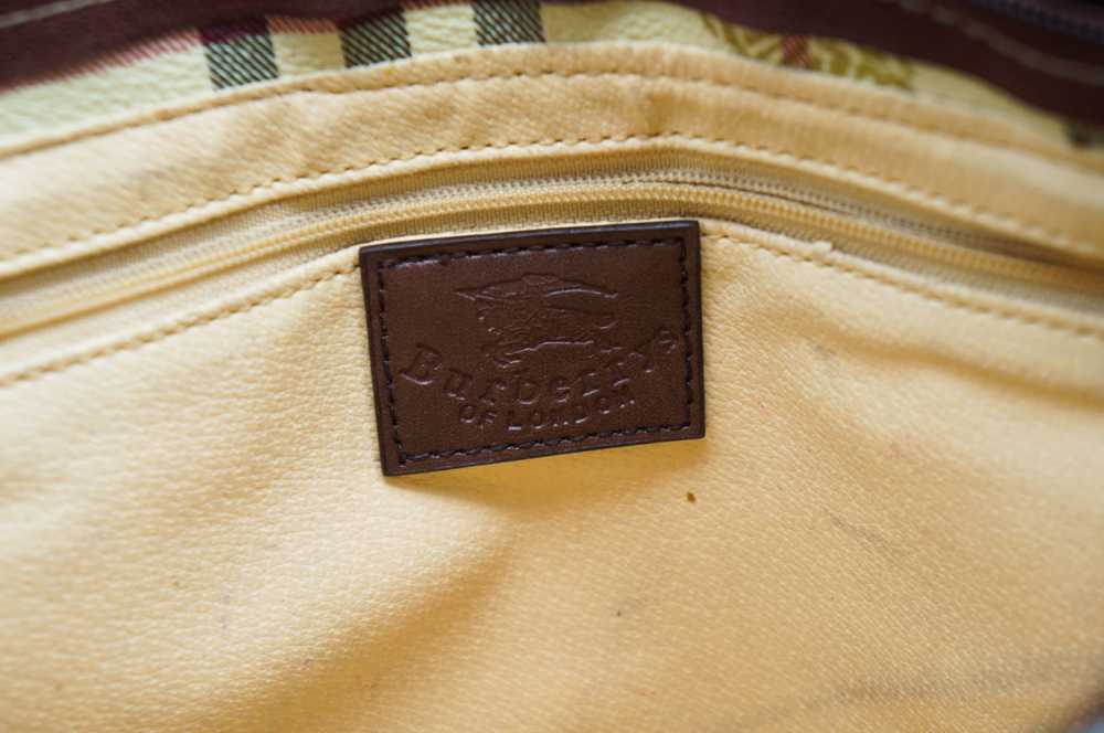 Burberry × Vintage BURBERRY Check Monogram Bag Vi… - image 9
