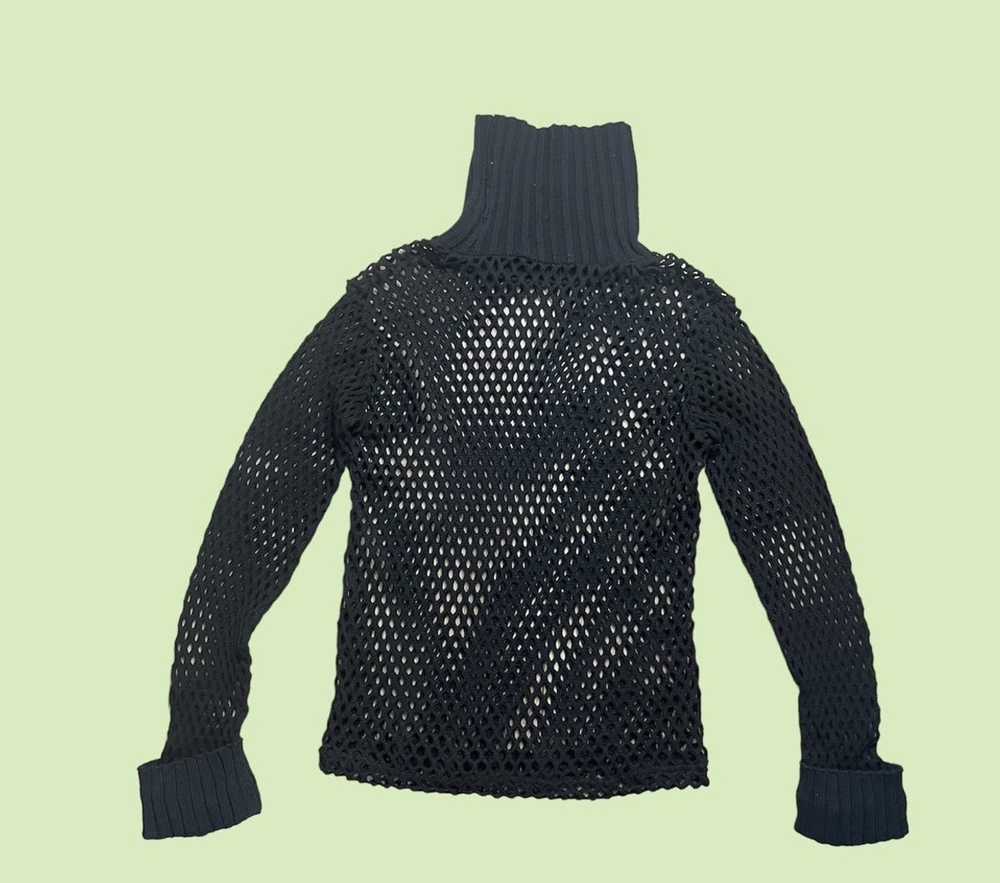 Vintage Black long sleeve jumper s m xs 90s 2000 … - image 2