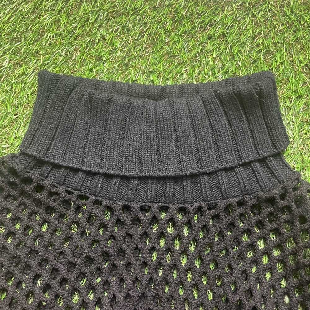 Vintage Black long sleeve jumper s m xs 90s 2000 … - image 5