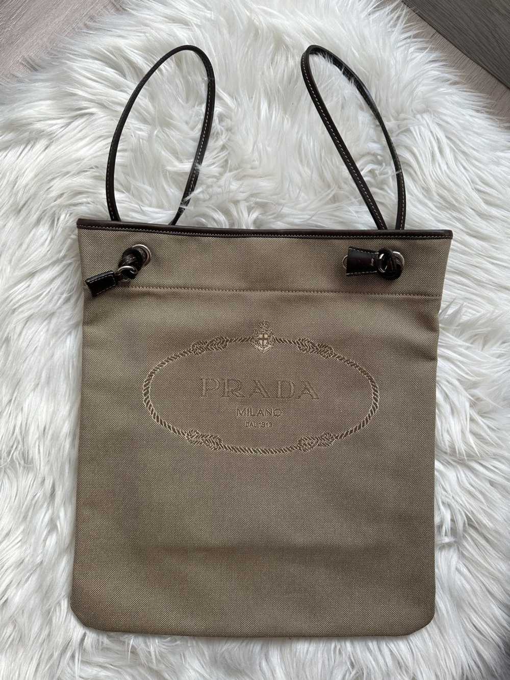 Luxury × Prada Prada Milano Big Logo Bag - image 1