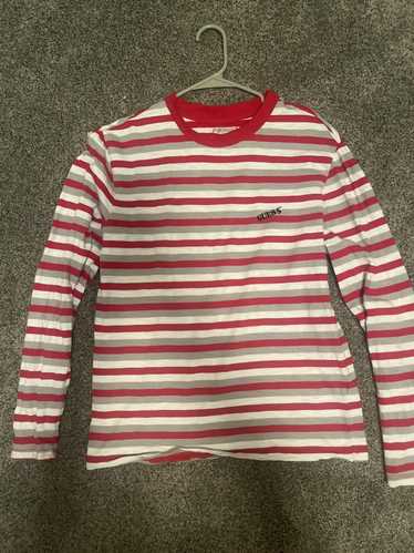 Guess Red and White Stripped Guess Longsleeve