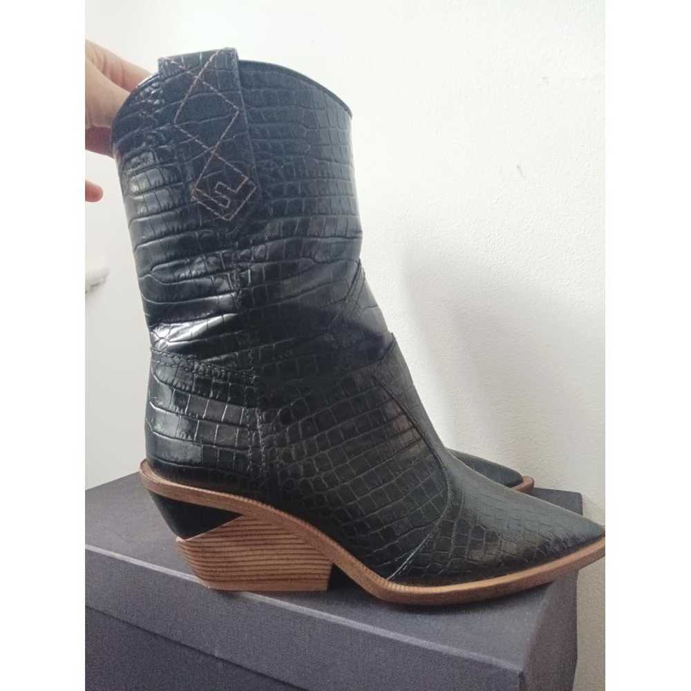 Fendi Cowboy patent leather cowboy boots - image 5
