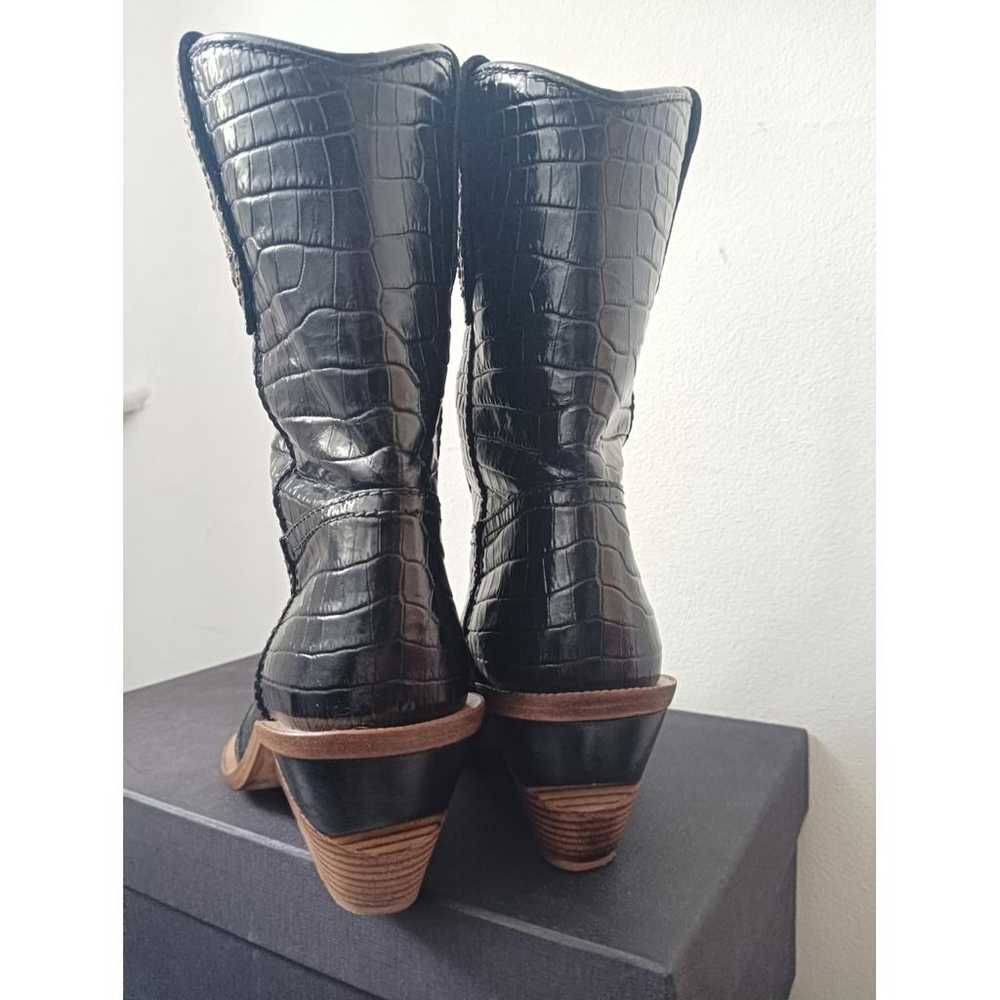 Fendi Cowboy patent leather cowboy boots - image 6