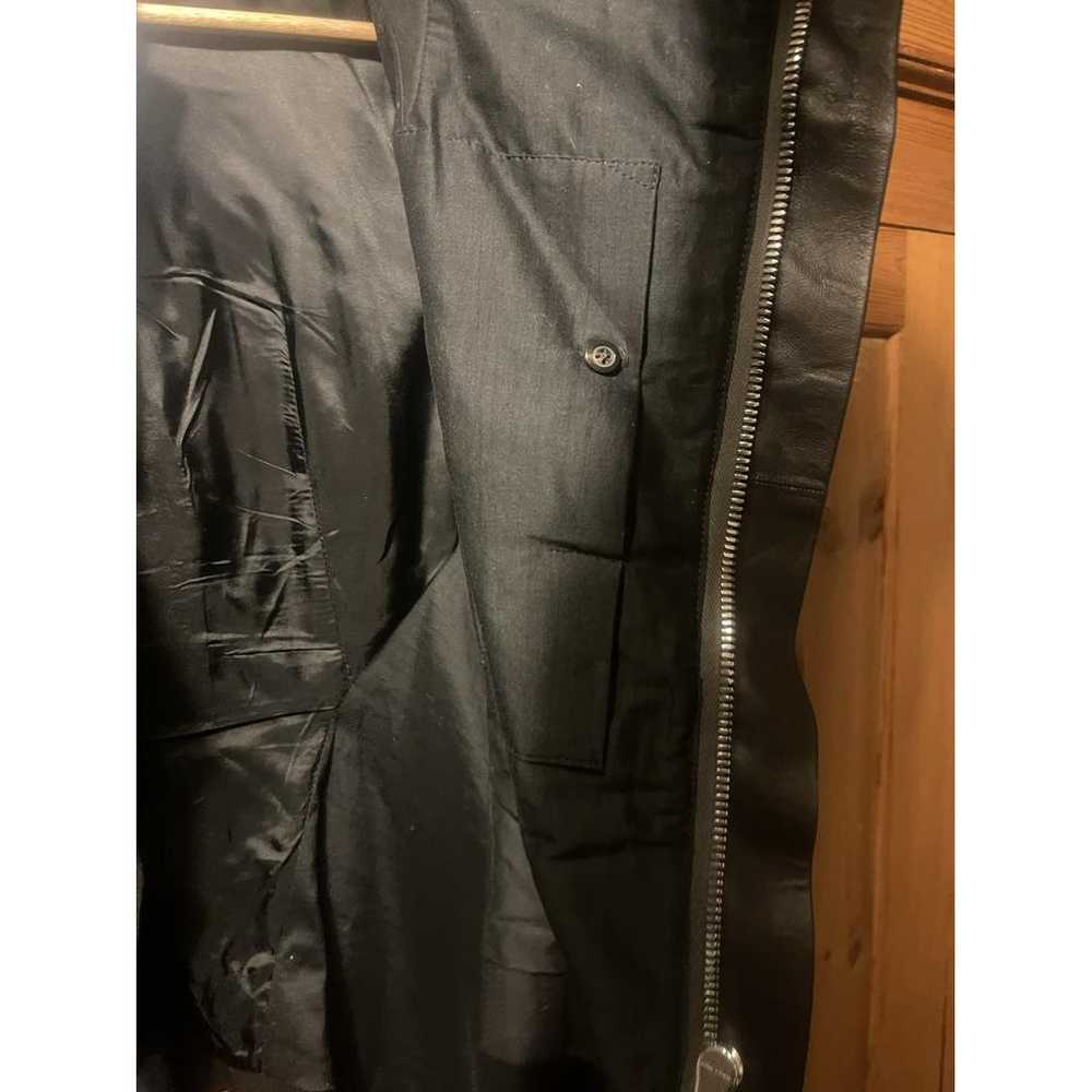 Rick Owens Leather biker jacket - image 5