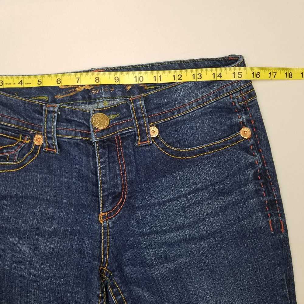 Seven 7 Seven 7 Cropped Denim Jeans Size 30 Dark … - image 12