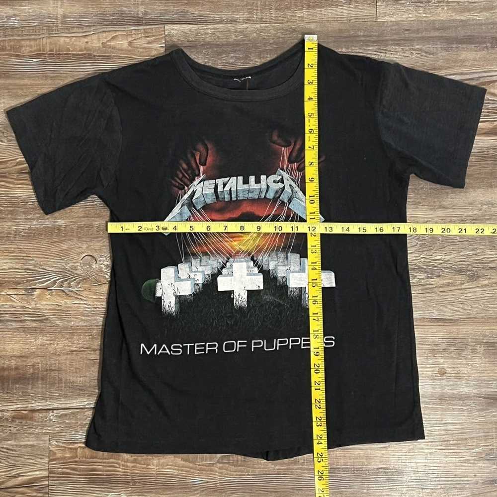 Metallica × Tour Tee × Vintage 1987 Metallica Mas… - image 8