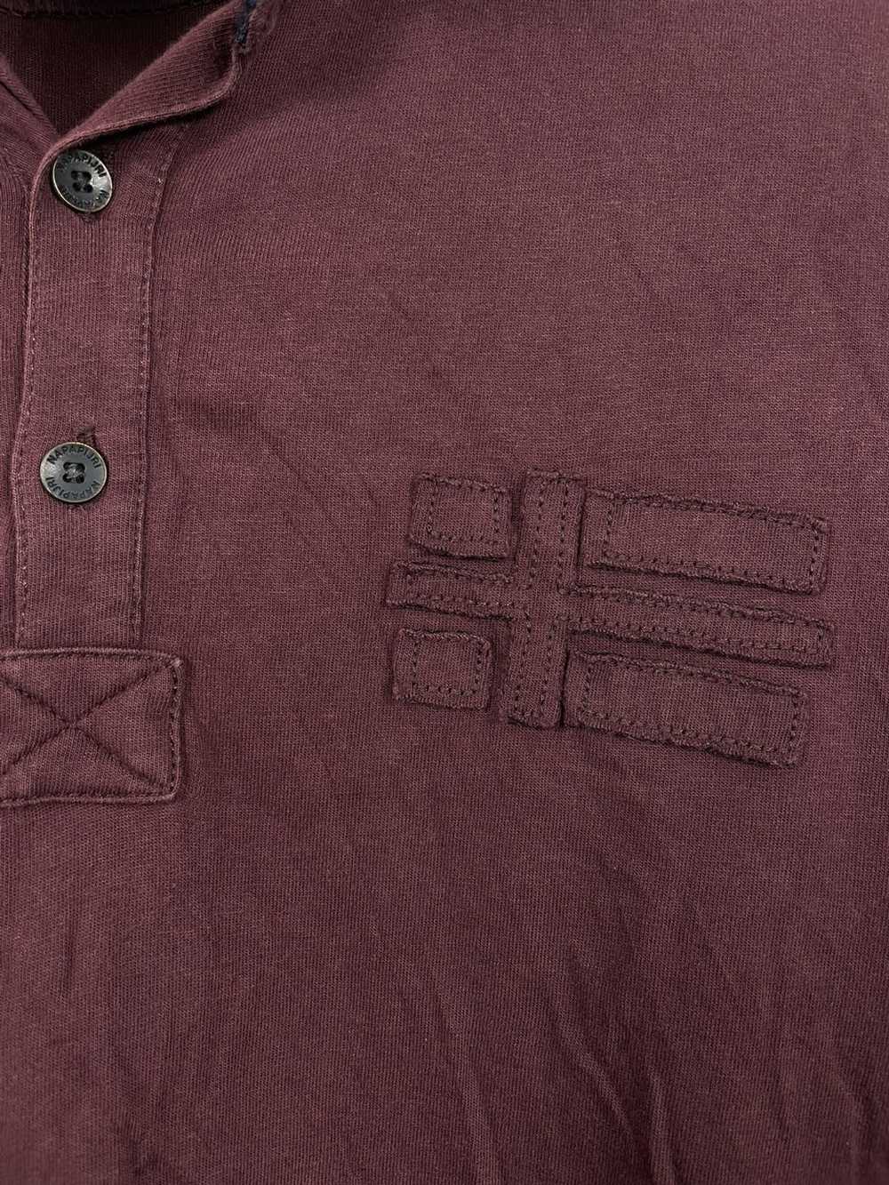 Napapijri Napapijri Geographic Maroon L/S Shirts - image 3