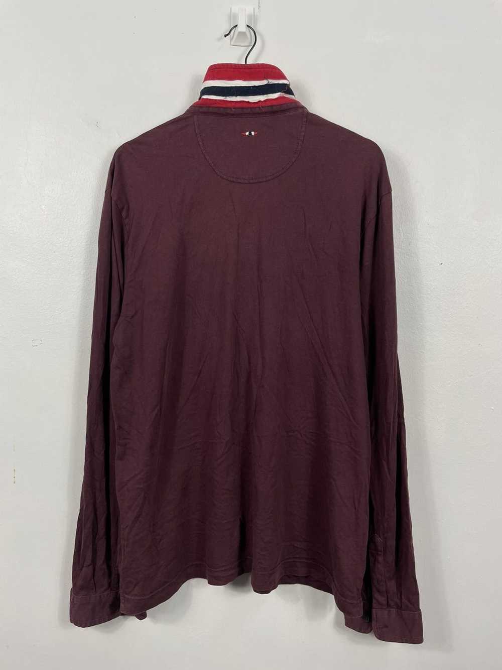 Napapijri Napapijri Geographic Maroon L/S Shirts - image 7