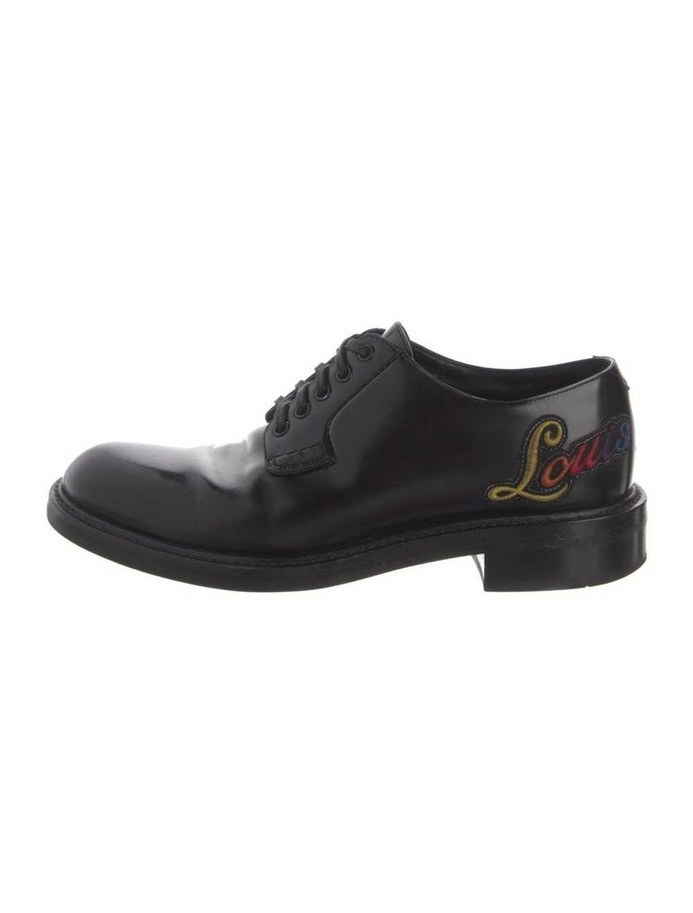 Auth Louis Vuitton Men's Ranger Line Derby Shoes 1AANSC Black 5  1/2(170739