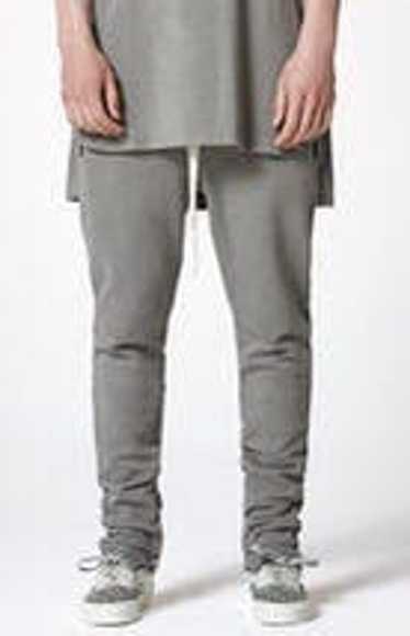 FEAR OF GOD FOG Essentials Thermal Waffle Knit Leggings Grey Men's