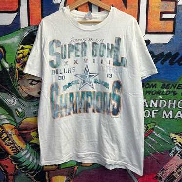 1993 Dallas Cowboys Super Bowl Champions Tee Single - Depop