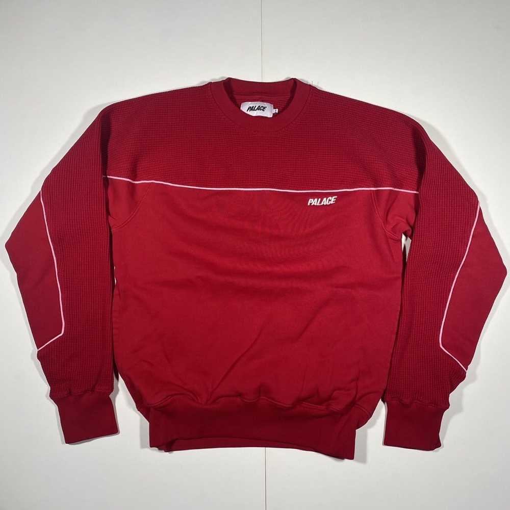 Palace Palace Red Thermal Paneled Crewneck - image 2