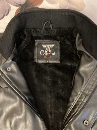 Armani A collezioni Leather men’s jacket