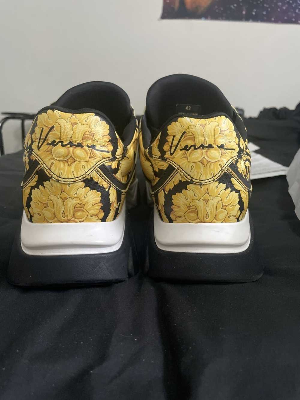 Versace Black/gold Versace sneakers - image 4