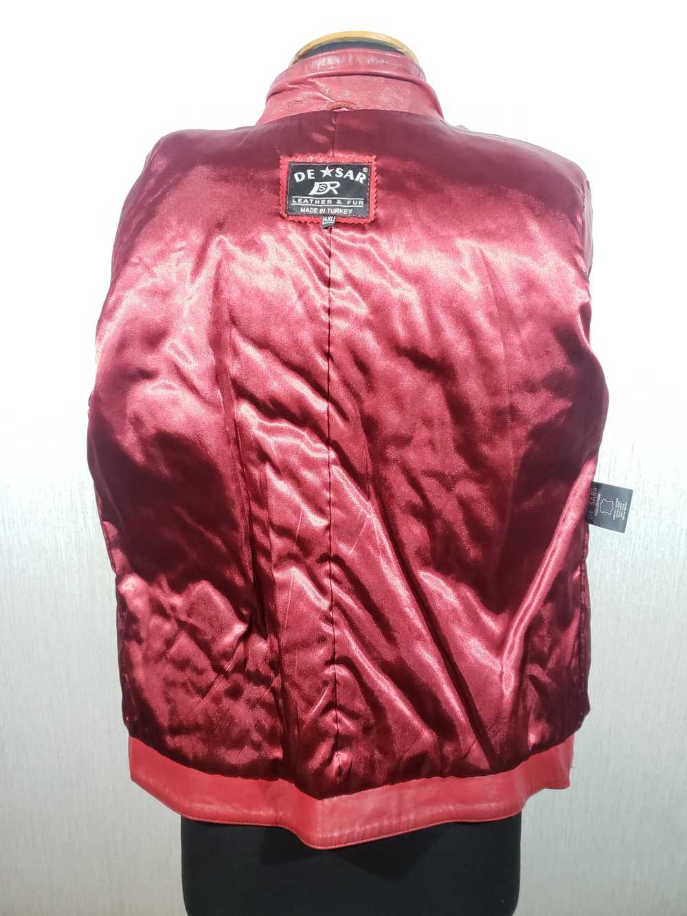 Designer × Rare Stylish red leather women's jacke… - image 5