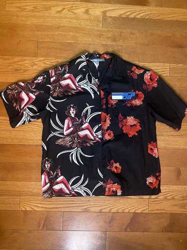 Prada Prada Split Hawaiian Girl Shirt