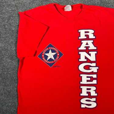 Youth Stitches Royal Texas Rangers Team Logo Jersey