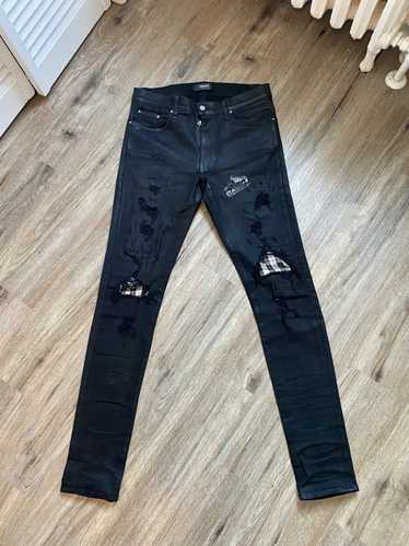 Amiri Amiri Waxed Trasher Denim - image 1