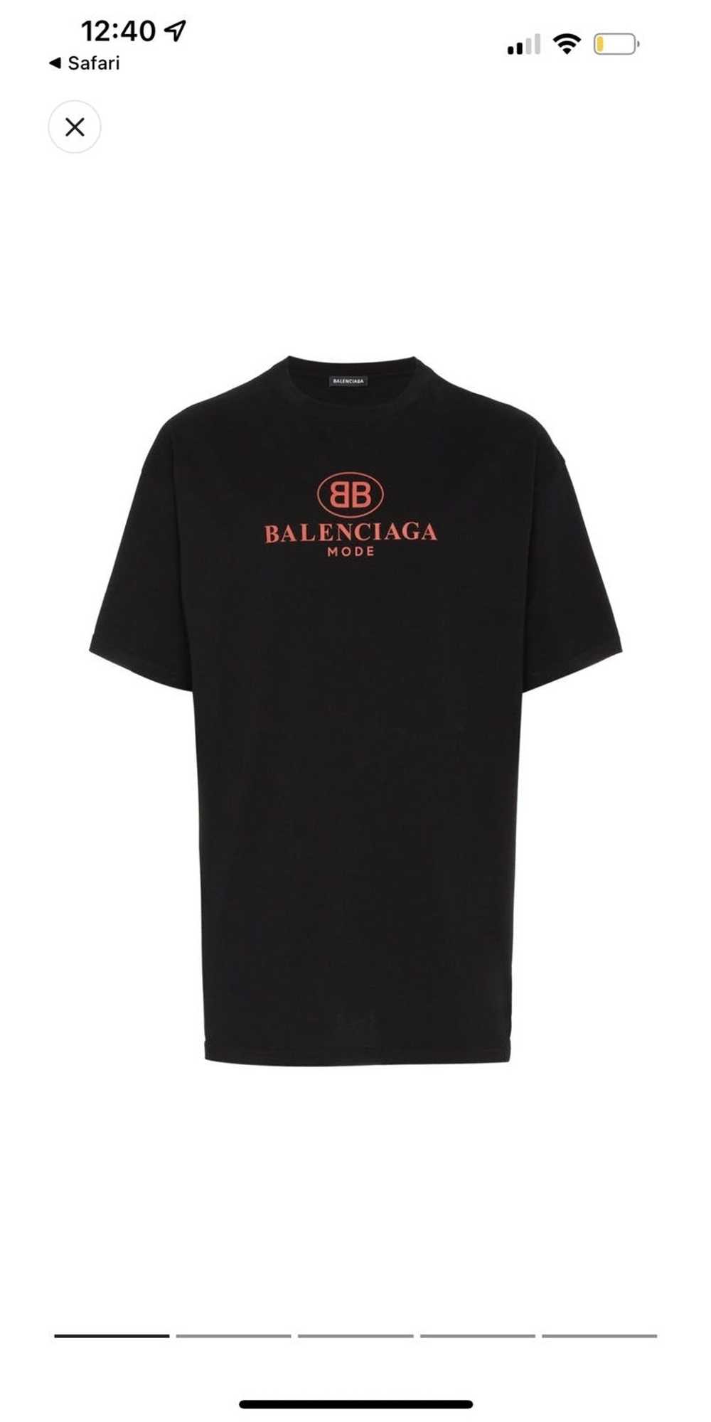 Balenciaga BALENCIAGA BB MODE RED T-SHIRT - image 3