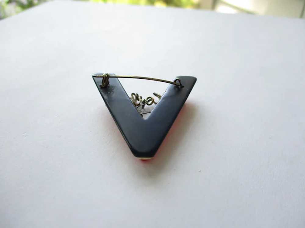 WWII Sweetheart Victory Pin V for Victory Brooch … - image 8