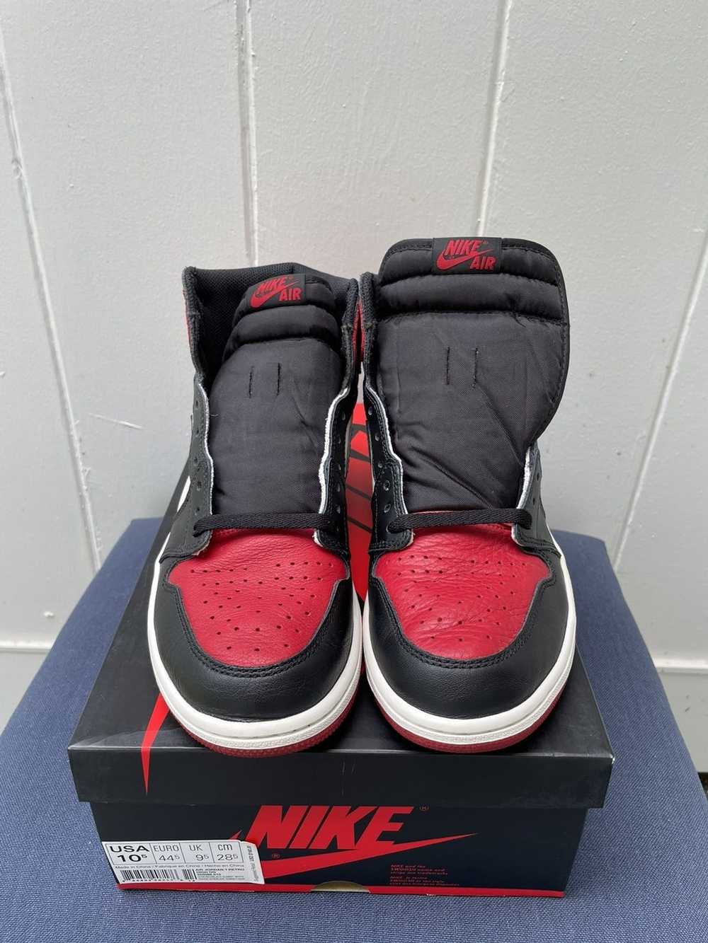 Jordan Brand × Nike Jordan 1 High Bred Toe 2018 - image 3