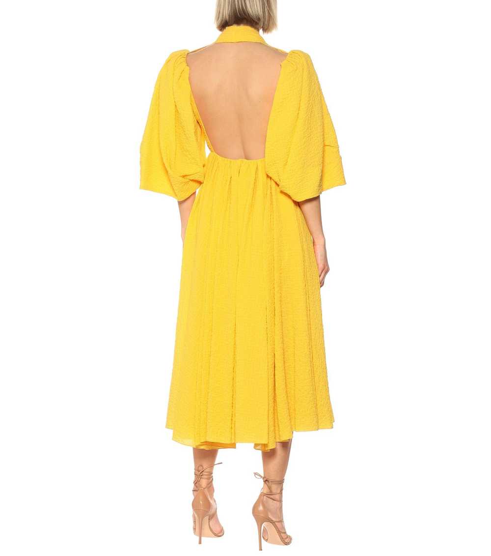 Emilia Wickstead Deva Open-Back Citrus Dress - image 3