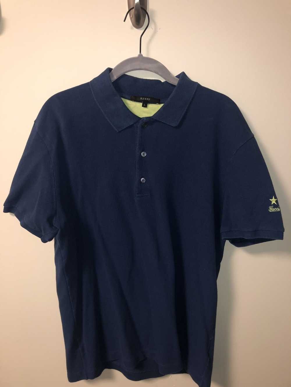 Gucci LA Logo Embroidered Polo Shirt Sz XL – Wopsters Closet