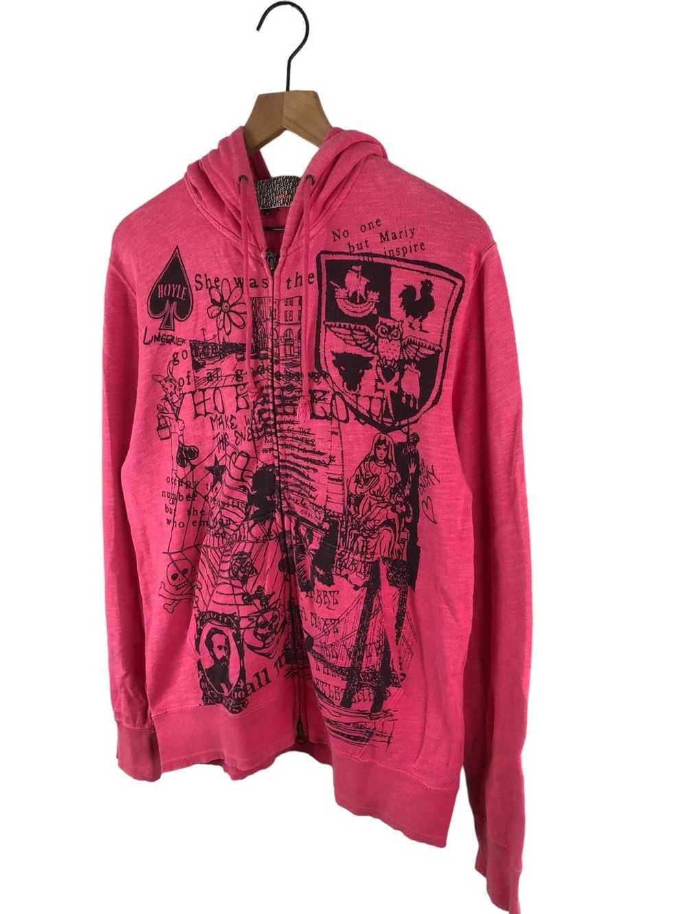 Beams Plus Beams Print Full Zip Hoodie - image 2