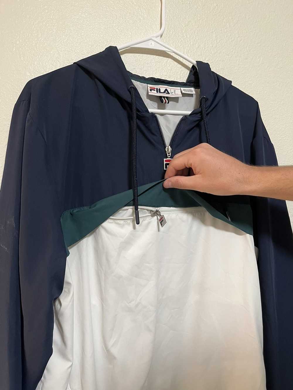 Fila FILA Raincoat - Navy Blue and White Jacket -… - image 8