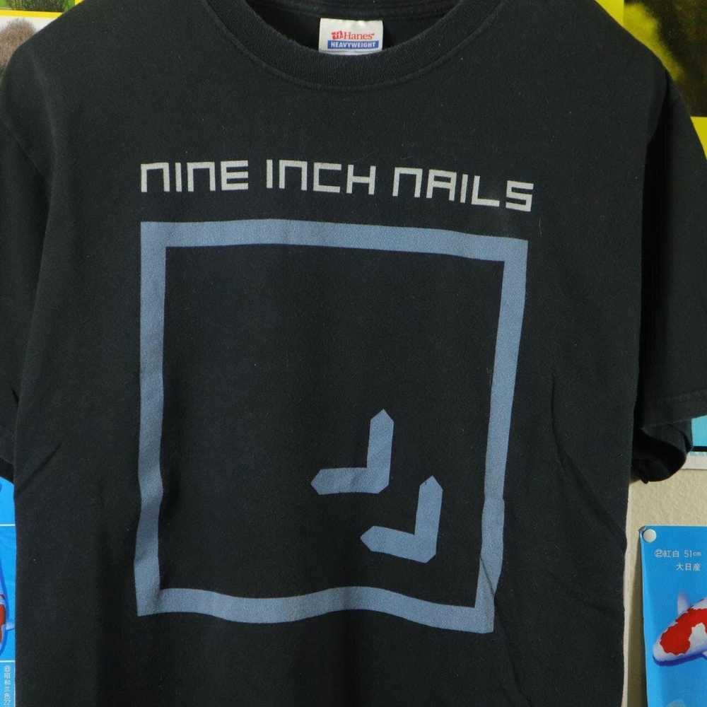 Band Tees Vintage Nine Inch Nails graphic Band T-… - image 2
