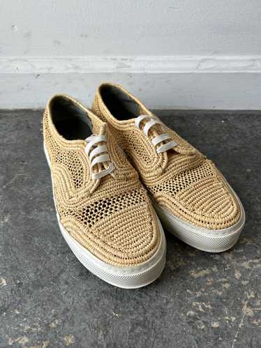 Robert Clergerie Woven Wicker Shoes