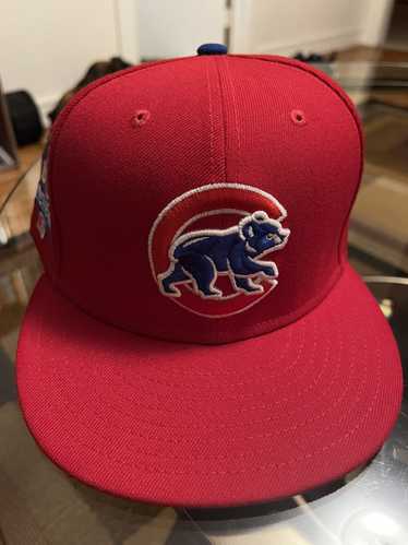 New Era 7 1/8 Chicago Cubs Fitted Hat Red/Light B… - image 1