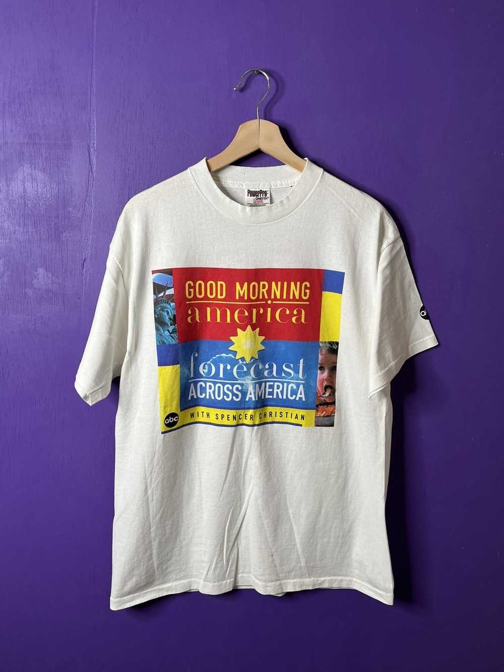 Made In Usa × Vintage Vintage 90s Good morning Am… - image 1