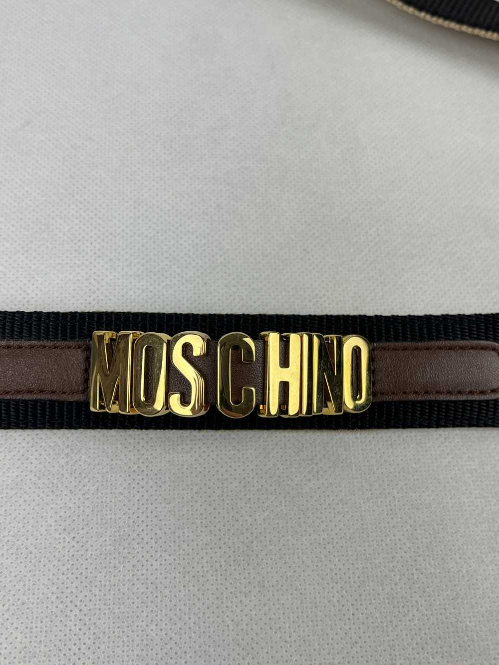 Moschino MOSCHINO Luxury Belts Black/Beige Italy … - image 3