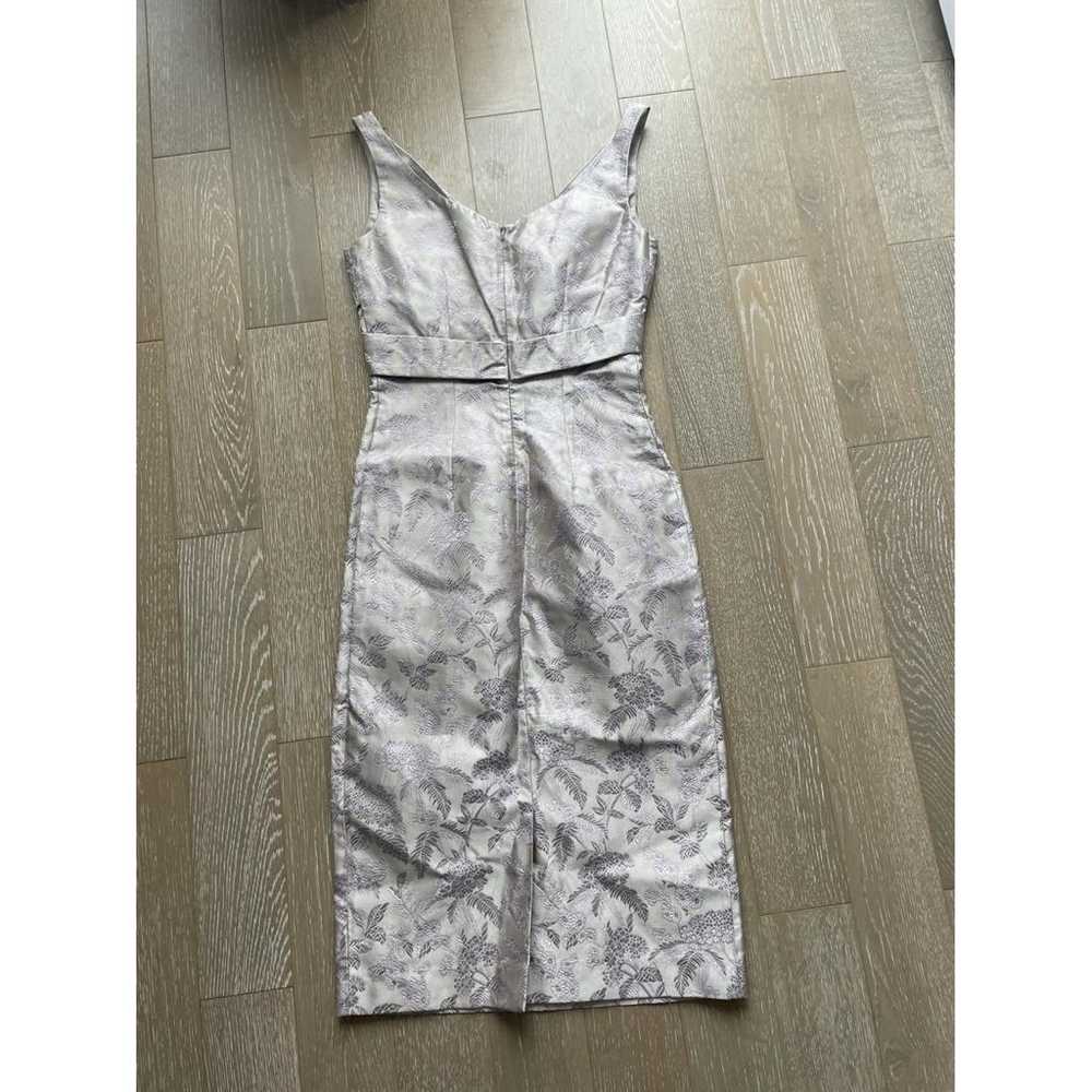 Alexander McQueen Silk mid-length dress - image 4