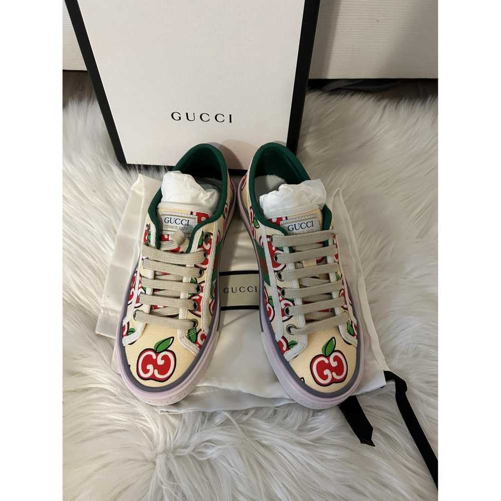 Gucci Tennis 1977 cloth trainers - image 5