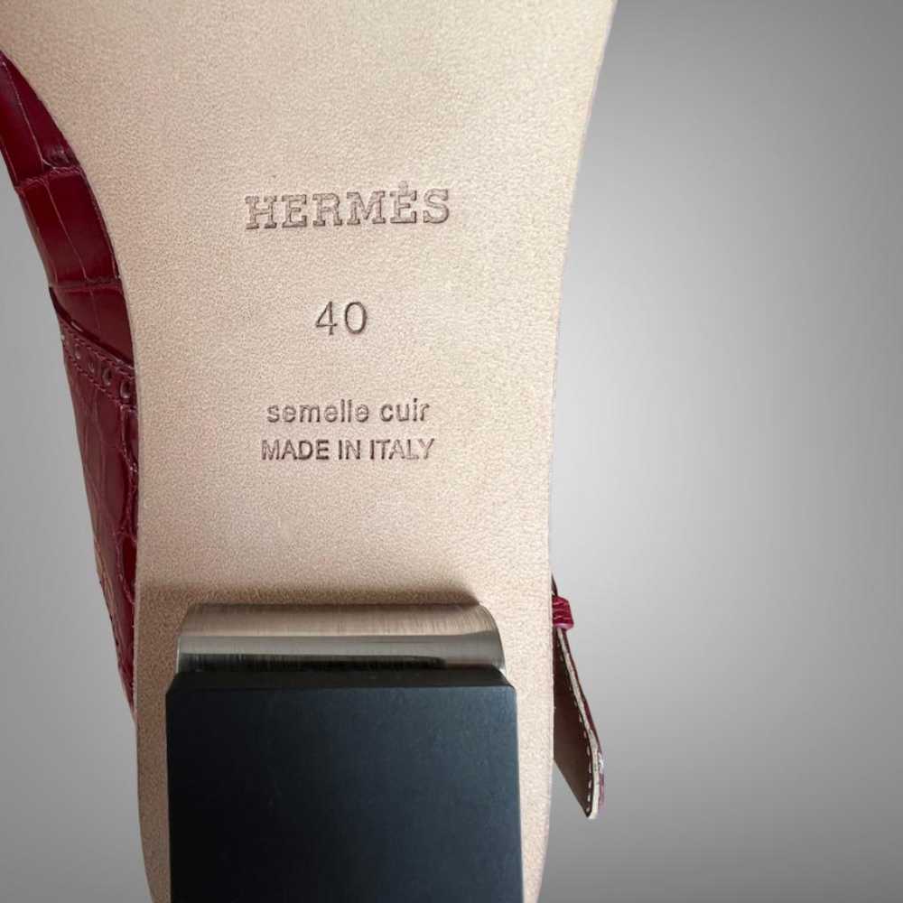 Hermès Crocodile sandals - image 3
