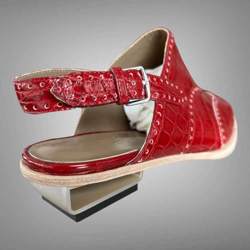 Hermès Crocodile sandals - image 5