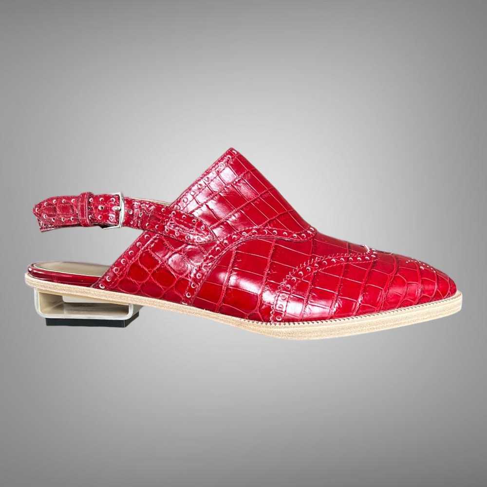 Hermès Crocodile sandals - image 7