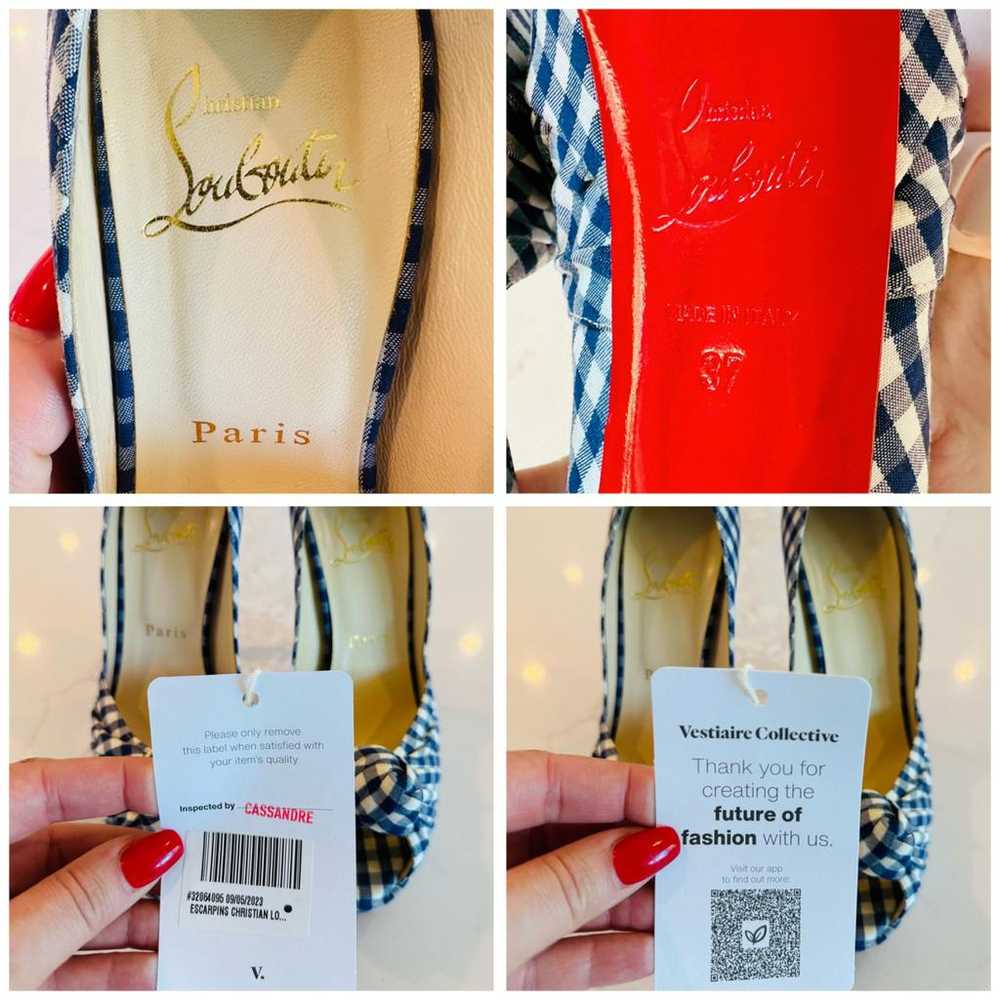 Christian Louboutin Cloth heels - image 2