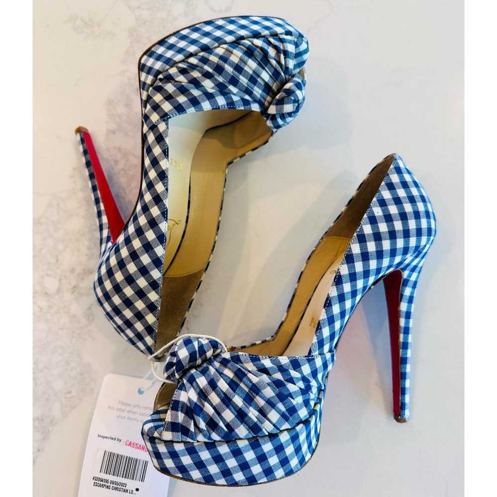 Christian Louboutin Cloth heels - image 4