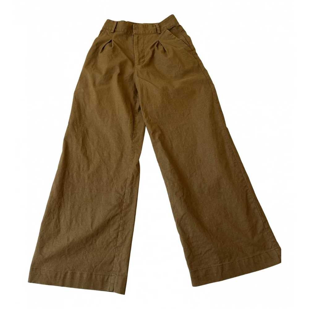 Staud Linen large pants - image 1