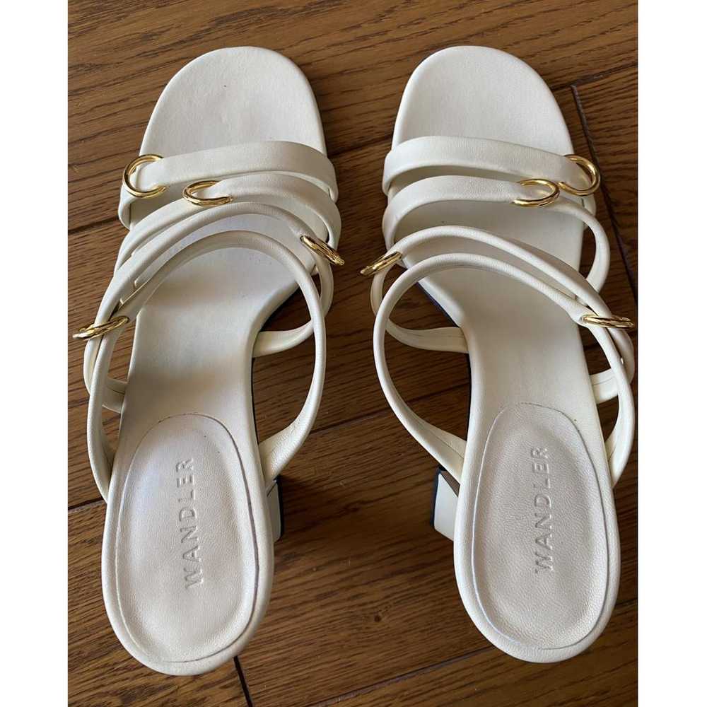 Wandler Leather sandals - image 2