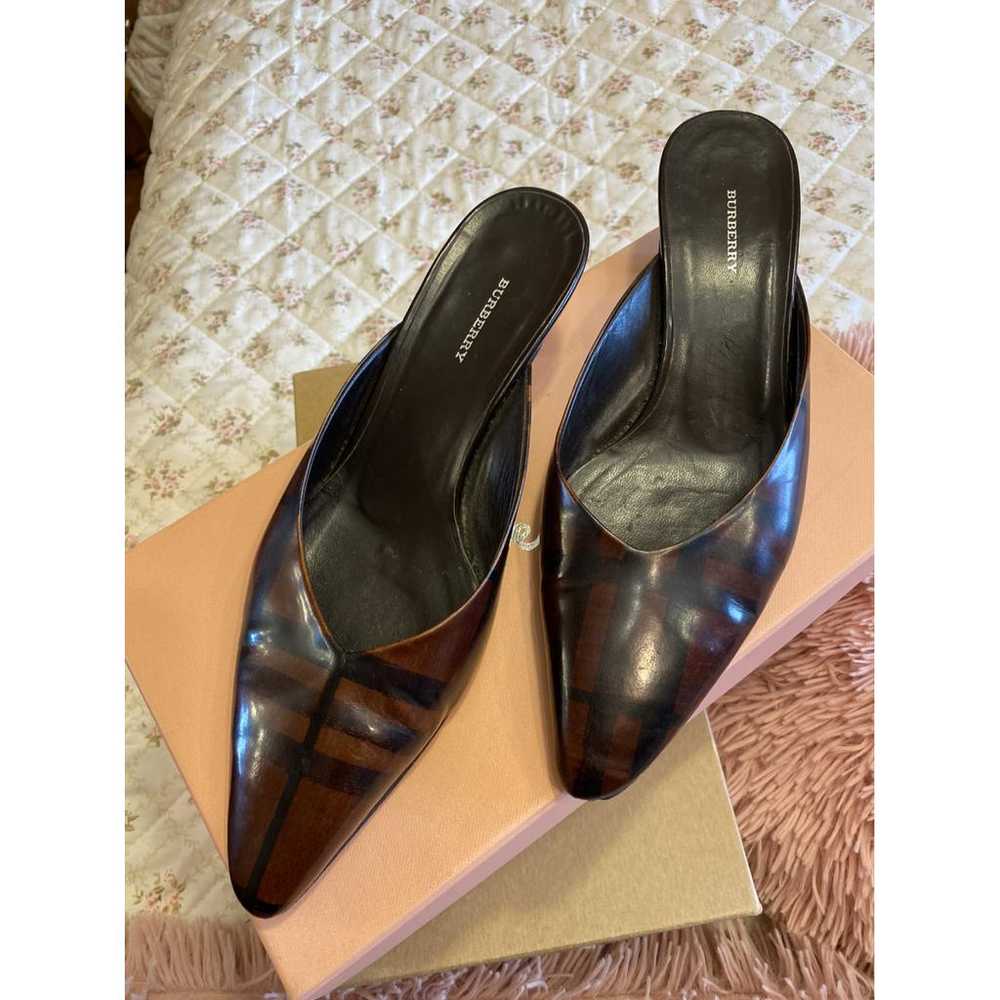 Burberry Leather mules - image 5