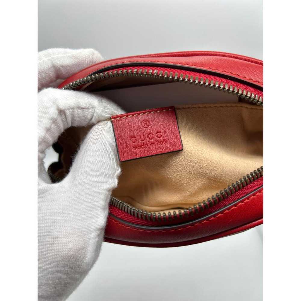 Gucci Gg Marmont Oval leather handbag - image 6