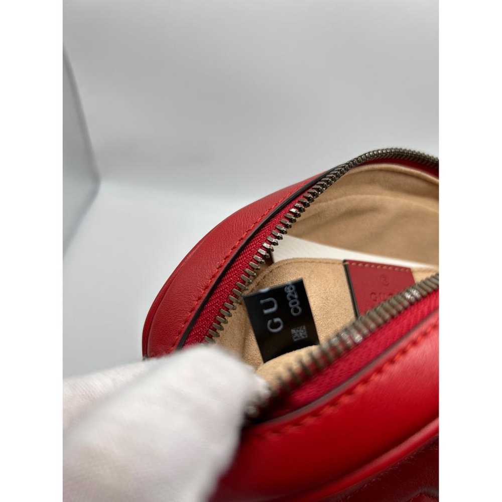 Gucci Gg Marmont Oval leather handbag - image 8