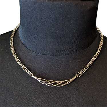 Sterling Silver Twisted Wire Necklace